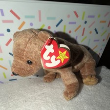 Ty Beanie Baby Pecan the Bear Retired 1999 with Tags