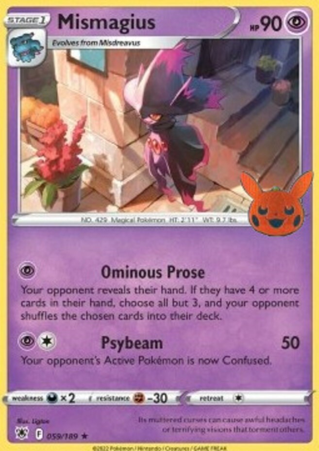 Mismagius - 059/189 - Promo - Near Mint