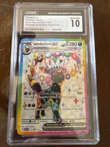 Umbreon ex SVP176 Sv: Promo Card Holo CGC 10