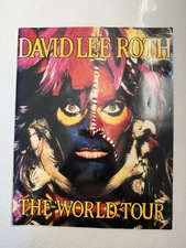 DAVID LEE ROTH~ THE WORLD TOUR~1986 CONCERT PROGRAM 