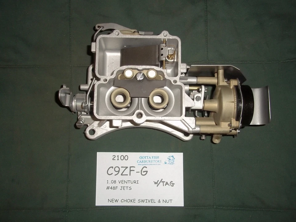 1969 302 Ford Mustang Fairlane Falcon Comet Autolite 2100 1.08 C9ZF-G Carburetor - Image 4 of 4