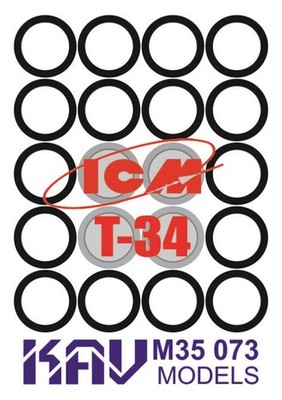 KAV Models Paint Masks for ICM 35370 T-34