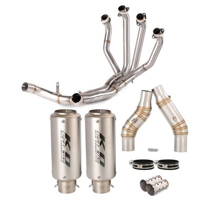 For Kawasaki Z1000 2010-2025 Whole Exhaust System Header Link Pipe Muffler Tips
