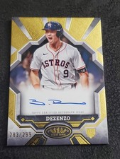 2025 Topps Tier One Zach Dezenzo Break Out Auto Rookie RC /299 Astros