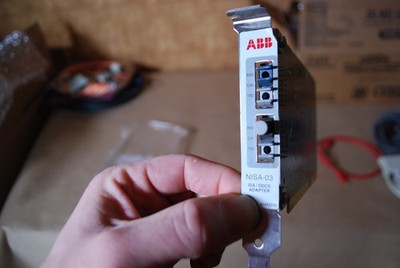 ABB NISA-03 DDCS/ISA Adapter with a ISA slot.