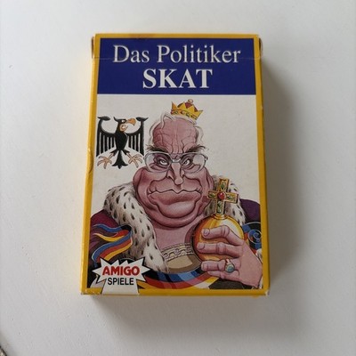 Amigo Das Politiker Skat Kartenspiel - Brandt, Kohl, Schmidt, 