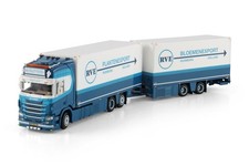 Scania R highline riged reefer truck combi "M.G. van Zuijlen" WSI truck models