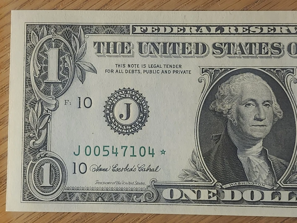 2003A $1 "STAR NOTE" KANSAS CITY UNC/GEM J00547104* 00 START 1 OF 3 CONS SER - Image 3 of 4