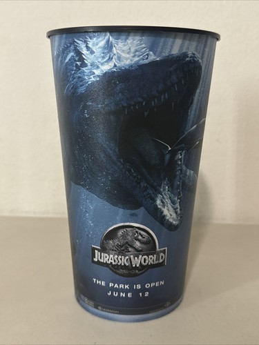 2015 - Jurassic World - Mosasaurus -Movie Theater Promo - Re-Useable Plastic Cup