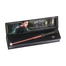 The Noble Collection Harry Potter Wand 14in Brown Resin Illuminating Tip