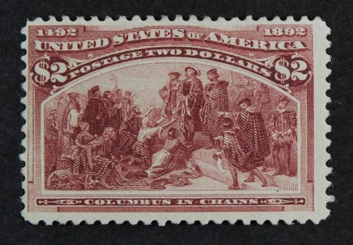 CKStamps: US Stamps Collection Scott#242 $2 Columbian Unused Regum