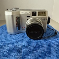 Photo Camera Minolta Dimage Digital S404 4MP Retro Silver For Parts Broken