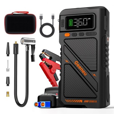Jump Starter 8000A Auto Starthilfe Ladegerät 12V KFZ Booster Powerbank + Tasche