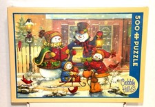 Cobble Hill 500 Piece Jigsaw Puzzle    Song for the Season  by Janet Stever  New