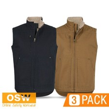3 X Men's Clothing of Comfort Countryside Sleeveless Jacket Functional Layering