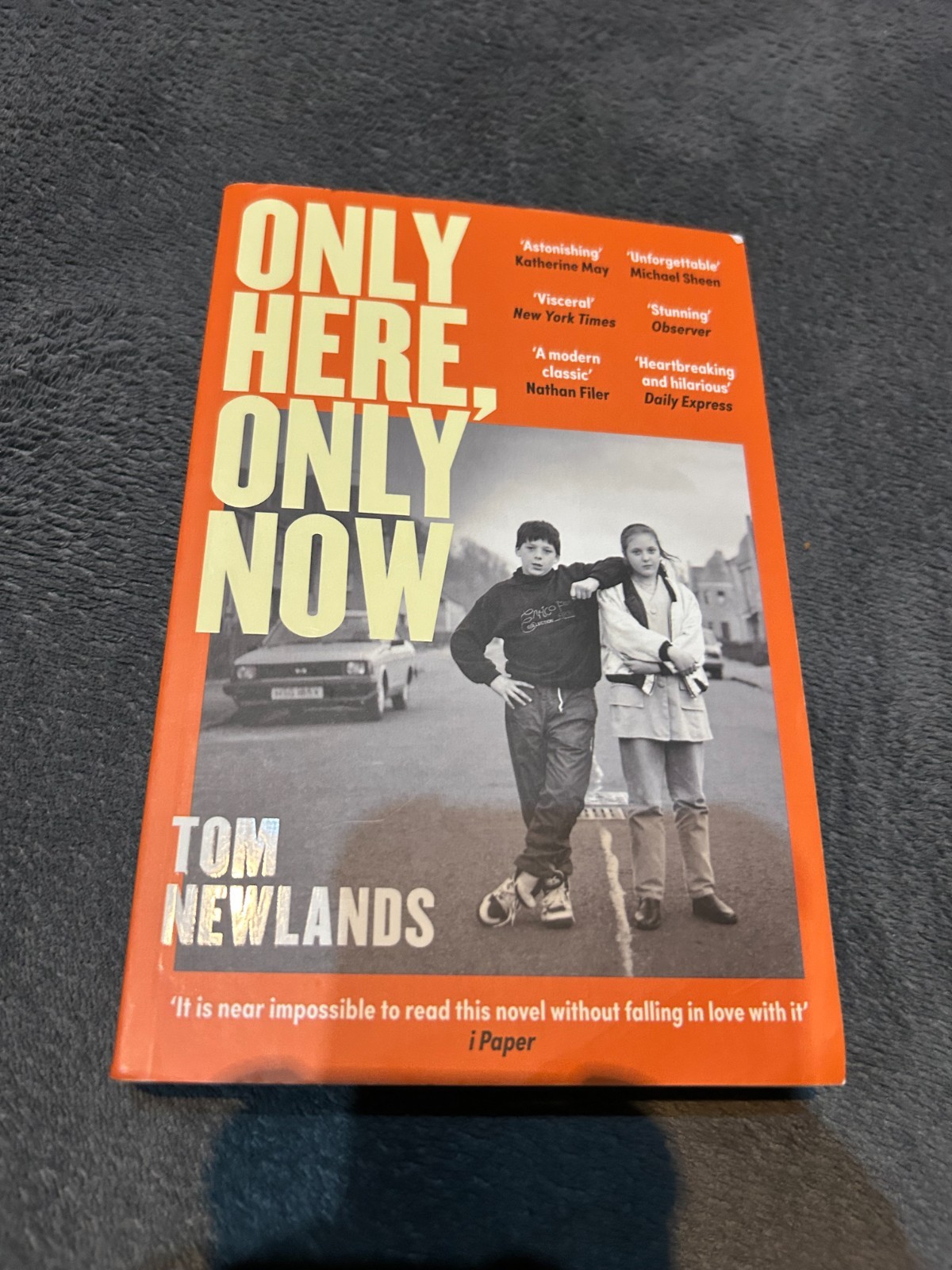 Only Here, Only Now - Tom Newlands (Paperback) SIGNED BY AUTHOR - Free P+P