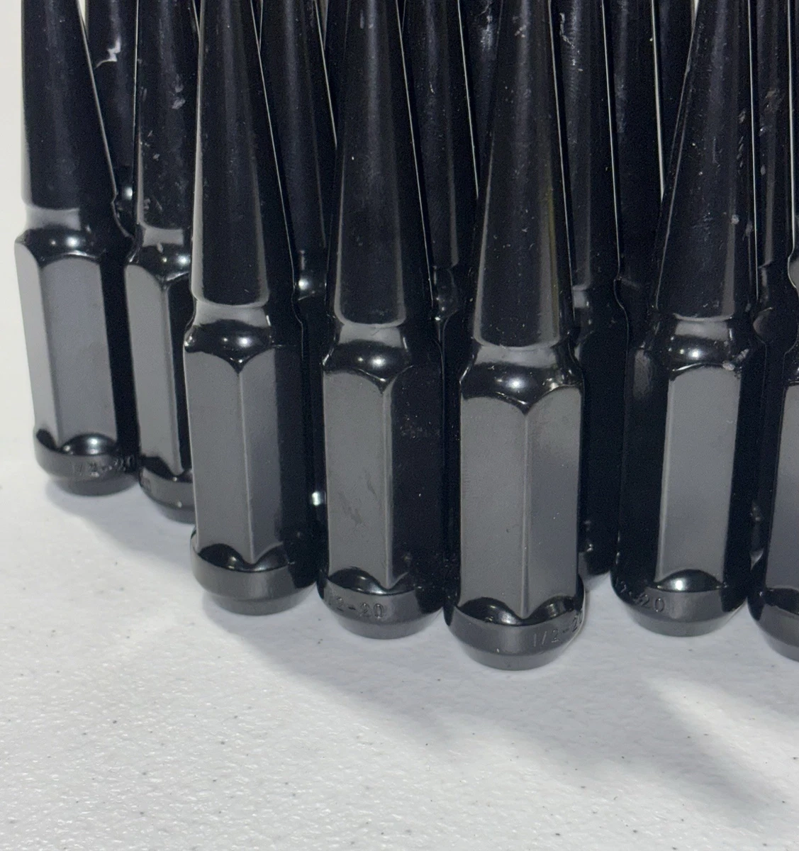 1/2-20 Black Lug Nuts 24pcs photo 4