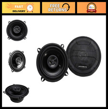 200W 5.25" 2-Way Coaxial Car Speakers - High Power, 4 Ohm, Pair, Black