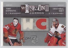 2009-10 SPx Winning Combos Tony Esposito Cristobal Huet #WC-EH HOF 0m2