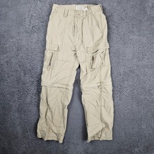 Arizona Jean Company Kids Tan Cargo Convertible Pants Zip Off Legs Size 16R