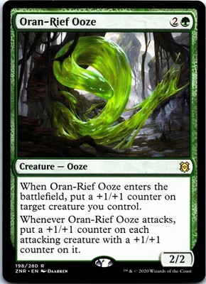 Oran-Rief Ooze (198) - Normal - Zendikar Rising (ZNR) - NM