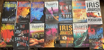 IRIS JOHANSEN Eve Duncan Lot Of 14 Thriller Suspense Mystery Fiction Novel Books