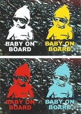 Baby On Board Car sticker 2 Pack Funny Child Window Bumper Vinyl Decal Novelty