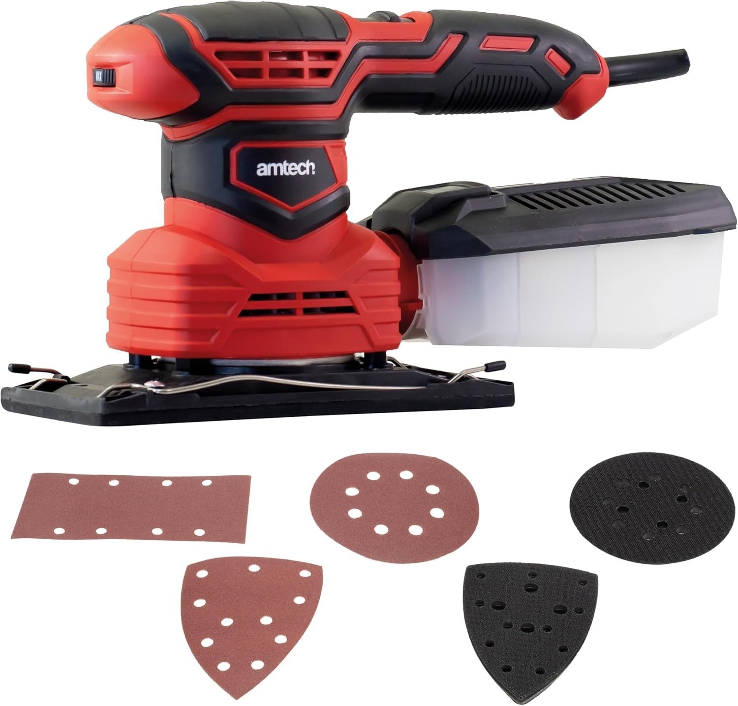 3 in 1 Detail Sander with Dust Collector Electric Sanding Machine 200 Watt