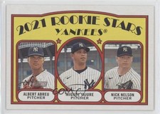 2021 Topps Heritage Rookie Stars Albert Abreu Miguel Yajure Nick Nelson #363 ll2