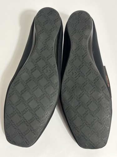 Vionic Powell Women 9 Black Fabric Comfort Shoes Flat Demi Wedge Square Toe NWT - Picture 6 of 10
