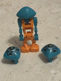 LEGO Life On Mars Vega Minifigure Lom012 Aero Tube Hanger 7317 + 2 Antares Heads