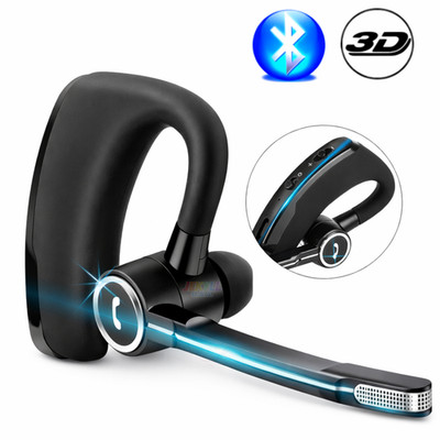 NEW Business Bluetooth Earpiece Wireless Driving Trucker Earbud Noise Cancelling