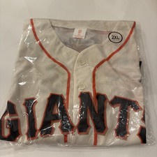 NEW SF Giants Pokemon Worlds 2026 Jersey Size XXL 2XL Authentic Pikachu