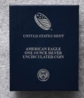 2020-W BU BURNISHED American SILVER Eagle Dollar Coin with Box & COA-No Reserve