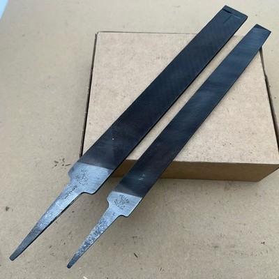 Lot 2 Vintage Heller File Nucut  Horse Logo File, 12'' Including Tang Made USA