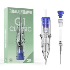 Dragonhawk Classic C1 1207RL Tattoo Needle Cartridges 7RL, Clear