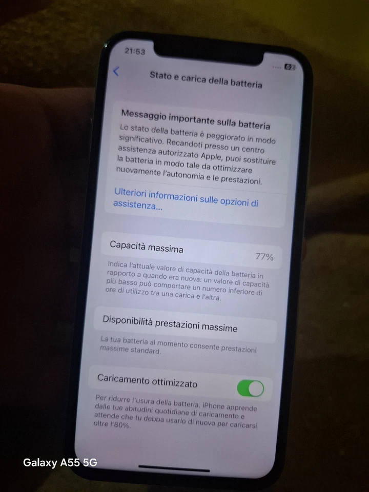 Apple iPhone X - 64 GB - Argento (Sbloccato) - Immagine 3 di 3
