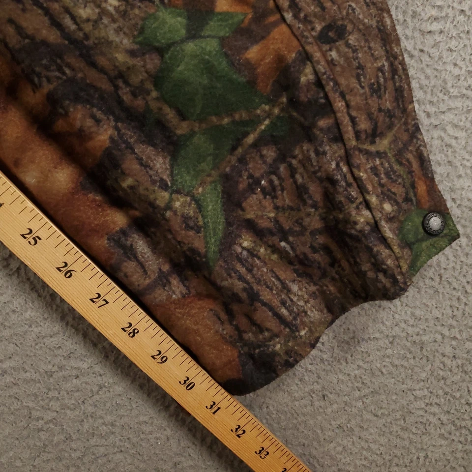 Pantalones de caza Stears camuflados para hombre grandes ropa seca forrados pantalones de lluvia roble musgo ruptura Foto 4 de 4