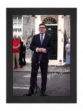 Andy Burnham Signed Autograph PHOTO Pre Print 10x8 Mount Political