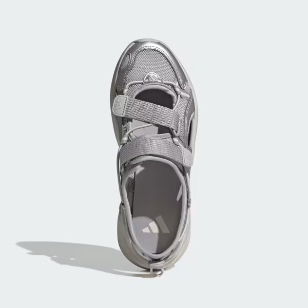 【adidas】 Ozwave Sandals grey adidas Oz Wave Grey Silver Mary Jane Womens Sandals