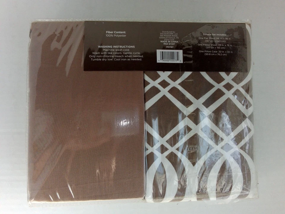 Comfort Bay Luxuriously Soft Sheet Set ~~ Twin ~~ - Image 4 of 4