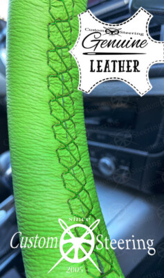 Custom Steering Ltd Grün St Für Land Rover Series 3 71-85 Lenkradabdeckung Leder