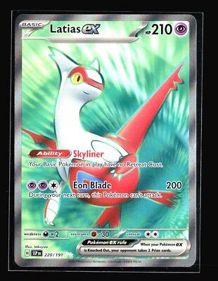 Latias Ex 2024 Surging Sparks #220/191 SSP Ultra Rare