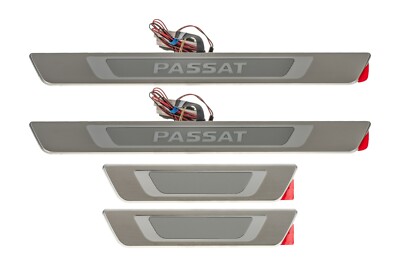 2012-2016 VW Volkswagen Passat NAR Illuminated Door Sill Protection Guards OEM