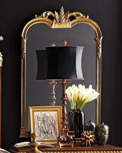 Uttermost 14018 Jacqueline Arched Vanity Wall Mirror Acanthus Leaf 42.5 Inch - Picture 10 of 10