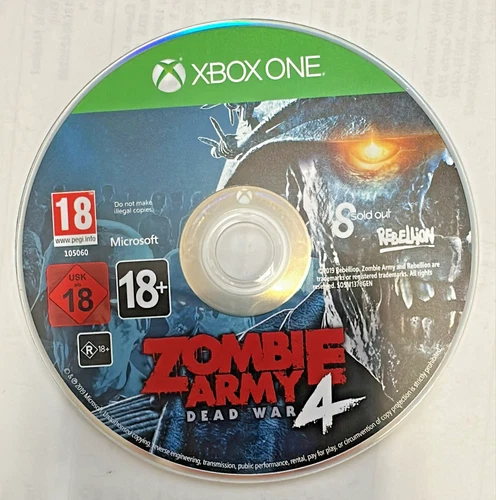 Zombie Army 4 Dead War Xbox One & Xbox Series X 2020 PEGI 18 UK PAL