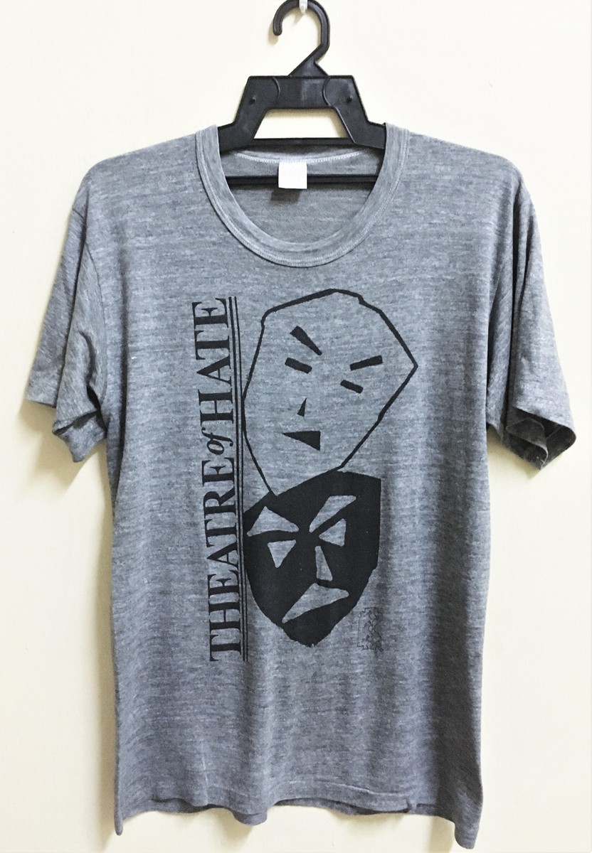 Santa Monica - ▪️80’s【THEATRE OF HATE】TEE VINTAGE 80's 1981 THEATER OF HATE PUNK ROCK GOTHIC TOUR