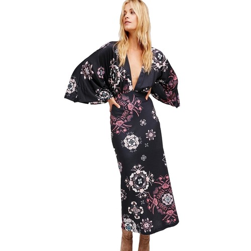 PAMEO POSE Gathering Puff Mini Dress FREE Polyester WHT 2325203003