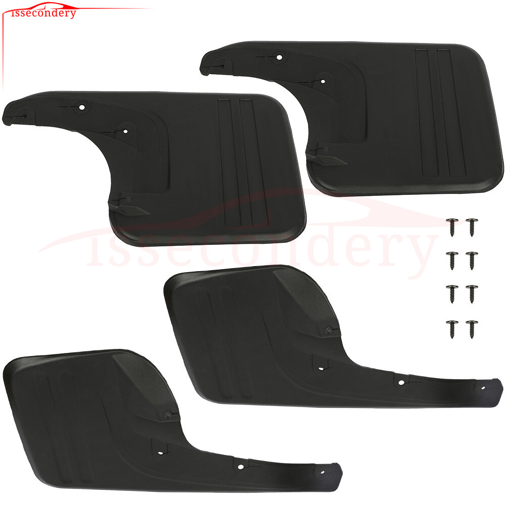 Mud Flaps Splash Guard 4pcs Fits 2010-2014 Toyota Hilux Pickup F+R Fender-image