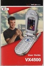 Verizon VX4500 Cell Phone User Guide, Manual del usario, LG